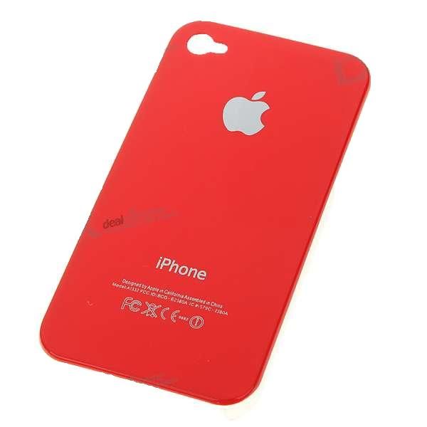 Capa Vermelha Apple - iPhone 4